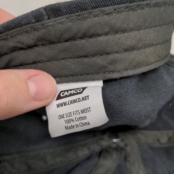 Camco Gray Denim Slideback Hat Life Is Better At The Campsite RV Trailer USA OS - Picture 10 of 10